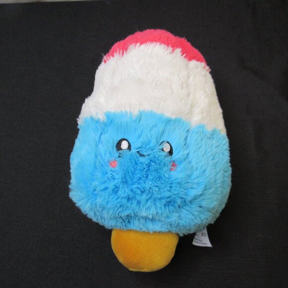 Squishable Plush Toy Bomb Pop Red White Blue  Popsicle 12” Ice Pop Soft Fuzzy Go - Picture 5 of 8